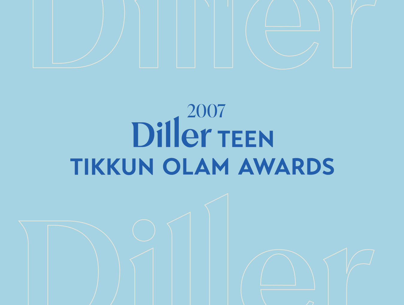 2007 Diller Teen Tikkun Olam Awards video