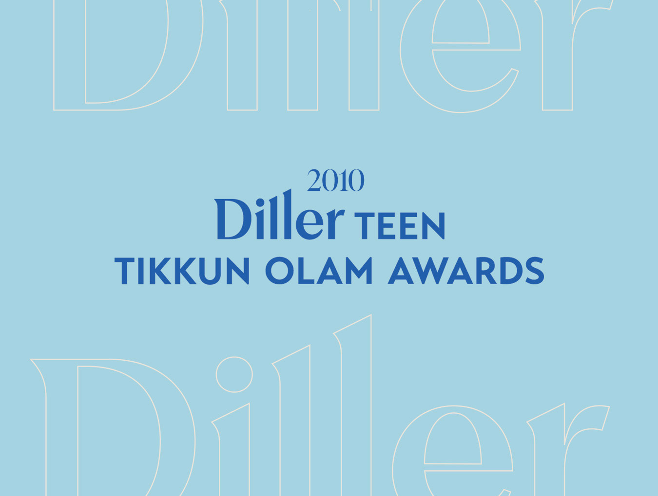 2010 Diller Teen Tikkun Olam Awards video