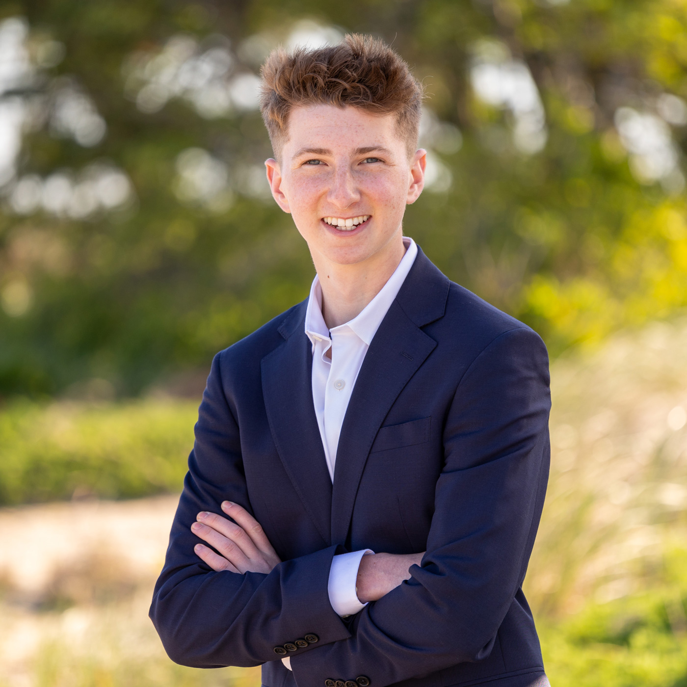 Headshot photo of Landon Hoberman